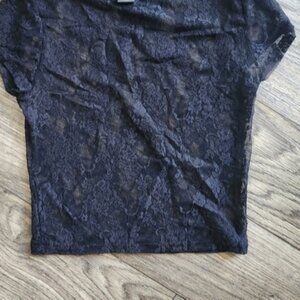 Black Lace Top